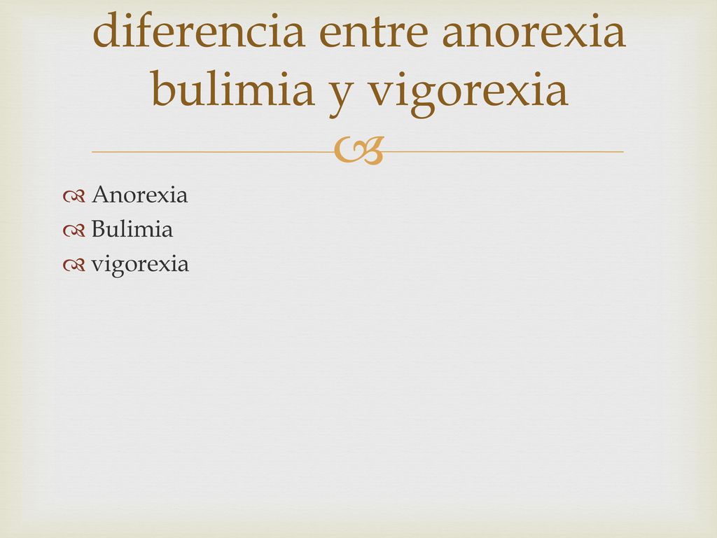 que es la anorexia y vigorexia